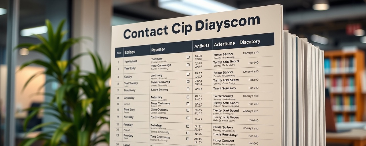 modern contact directory, user-friendly, organizing information, photorealistic, in an office setting with a plant in the background, highly detailed, with colorful highlights, 4k resolution, multicolor, natural daylight, shot with a 35mm lens